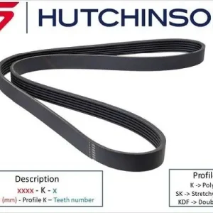 Pasek klinowy wielorowkowy HUTCHINSON 1515 K 5 Taniej