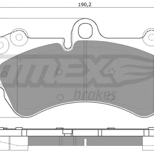 Nie przegap Zestaw klocków hamulcowych, hamulce tarczowe TOMEX BRAKES TX 15-16