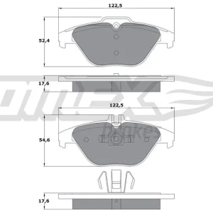 Nowość Zestaw klocków hamulcowych, hamulce tarczowe TOMEX BRAKES TX 16-01