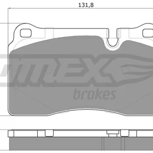 Darmowy zwrot Zestaw klocków hamulcowych, hamulce tarczowe TOMEX BRAKES TX 16-72