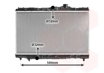 Chłodnica, układ chłodzenia silnika VAN WEZEL 53002115 Oferta limitowana