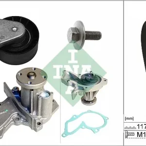 Pompa wodna + zestaw paska rozrządu SCHAEFFLER POLSKA 530 0735 30 Premium