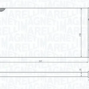 Premium Chłodnica, układ chłodzenia silnika MAGNETI MARELLI 350213189200