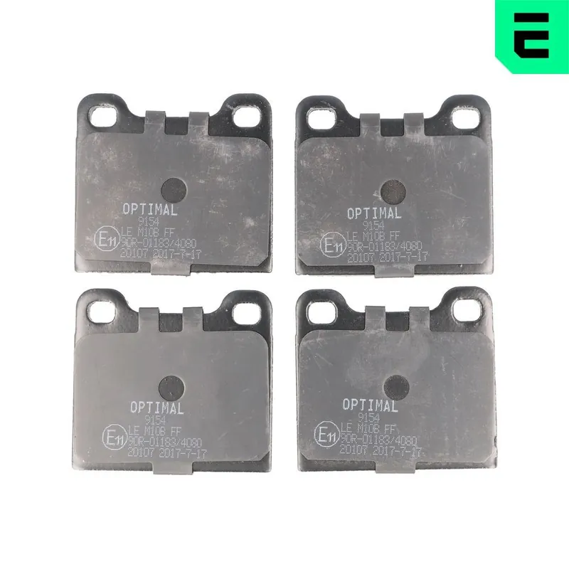 Zestaw klocków hamulcowych, hamulce tarczowe OPTIMAL BP-09154 Szybka wysyłka