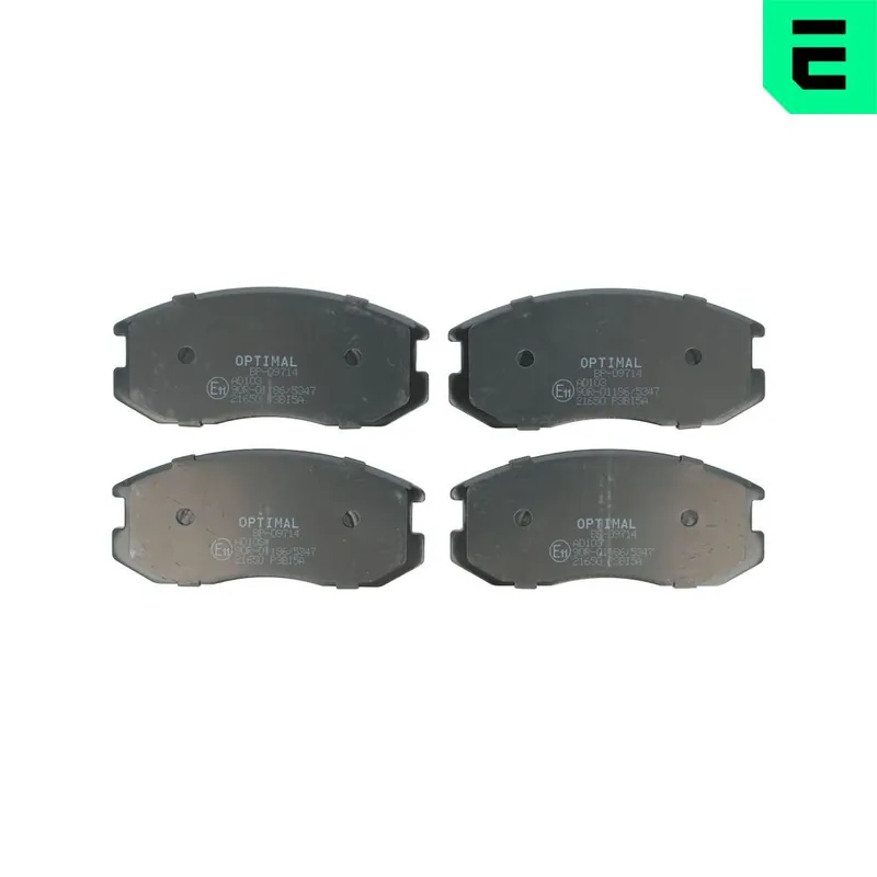 Wyjątkowa oferta Zestaw klocków hamulcowych, hamulce tarczowe OPTIMAL BP-09714