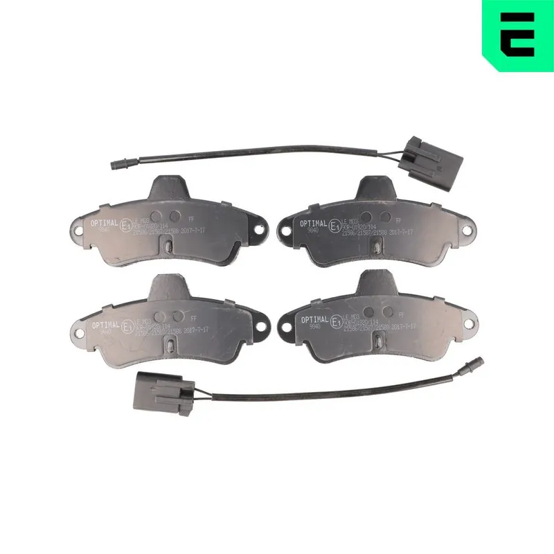Cena promocyjna Zestaw klocków hamulcowych, hamulce tarczowe OPTIMAL BP-09840