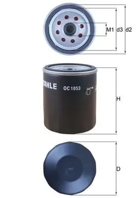 Filtr oleju MAHLE OC 1053 Oferta czasowa