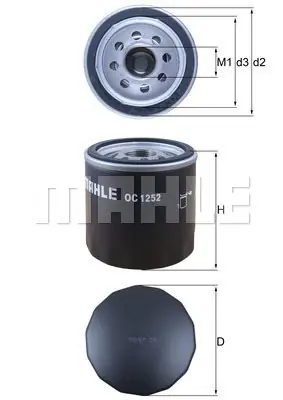 Promocja Filtr oleju KNECHT OC 1252