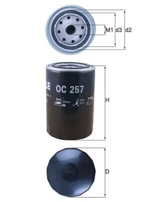 Darmowa dostawa Filtr oleju KNECHT OC 257