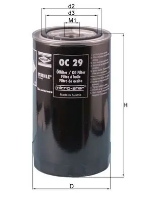 Darmowa dostawa Filtr oleju KNECHT OC 29