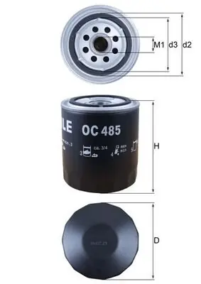 Bezpieczne zakupy Filtr oleju KNECHT OC 485