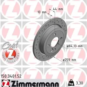 Tarcza hamulcowa ZIMMERMANN 150.3401.52 34211503070 Zamów teraz