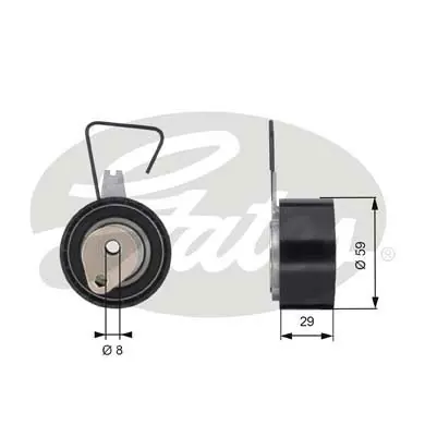 Super okazja Rolka napinacza GATES T43141 LHP100900